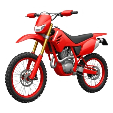 red enduro bike sticker