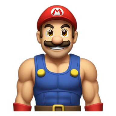 Mario crossfit sticker