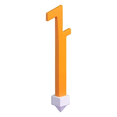 bold and expressive exclamation mark 3d emoji style sticker