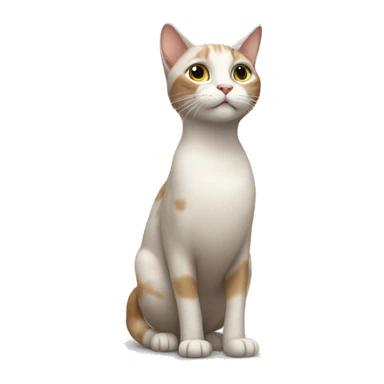 cat standing like a human sticker