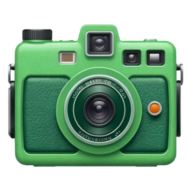 Disposable camera green sticker