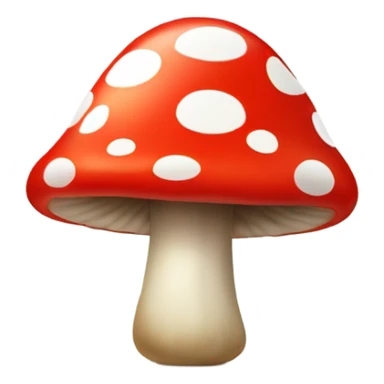A cute mushroom character sticker