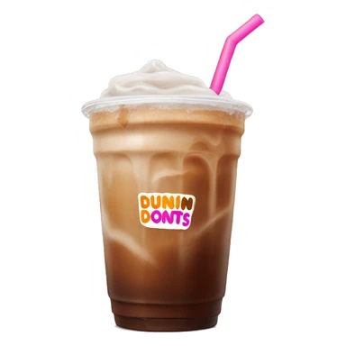 Dunkin’ Donuts iced coffee sticker