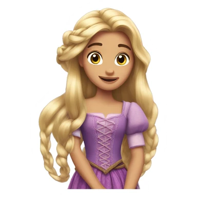 Rapunzel sticker
