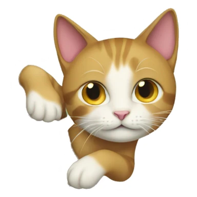 Cat in a tree sticker