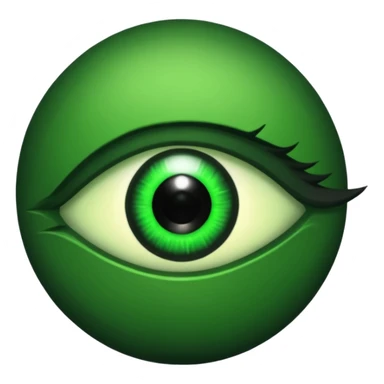 Eye Warhammer 40K Green sticker