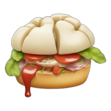 Cerveau grillé sticker