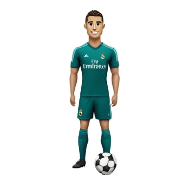 Cristiano Ronaldo avec un maillot du réal Madrid  sticker