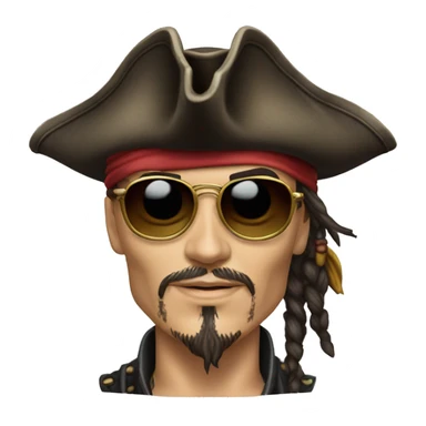 Johnny Depp pirates des Caraïbes sticker