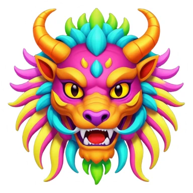 ketzalcoalt colores neon  sticker