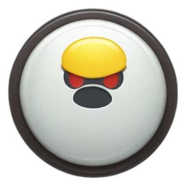 Confirm Button Pokemon Badge  sticker