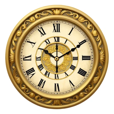 wall clock, royal sticker