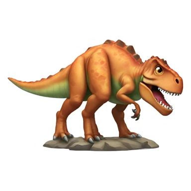 Head injured dinosaur  sticker