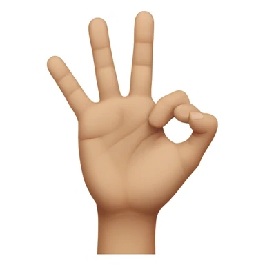 Asian hand sign of a heart pointer finger and thumb  sticker