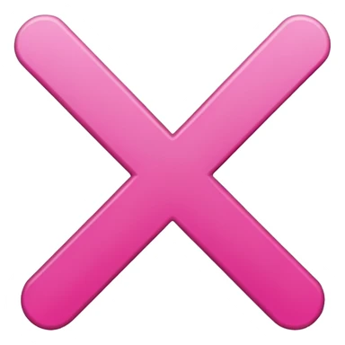 heavy check mark pink sticker