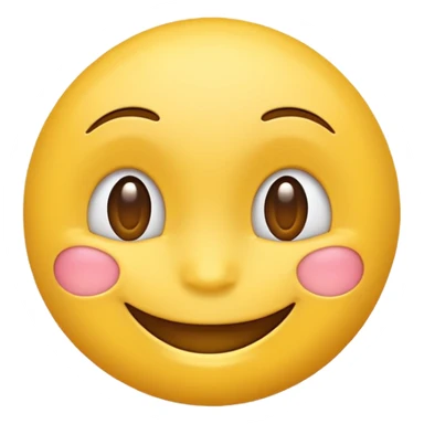 friendly, reassuring, positive emoji expressing 'of course, no problem, anytime' sticker