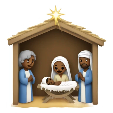 Nativity Scene sticker