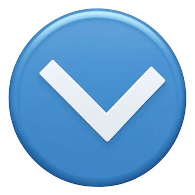 
- **🔵 + ✓** = *"Blue circle + checkmark"* (Example: **🔵✓**)   sticker