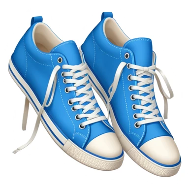 Tiburón zapatos tenis azules sticker