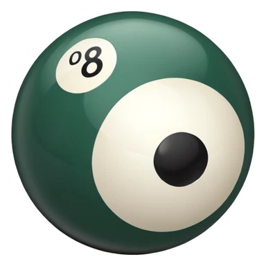 billiard pol bal 8 sticker