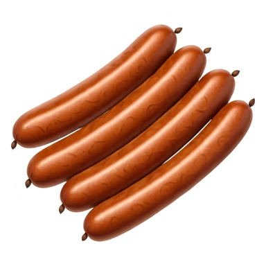 Linked sausages
Apple emoji style sticker