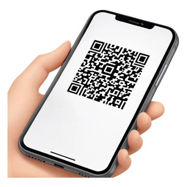 scan a qr code with your phone sticker