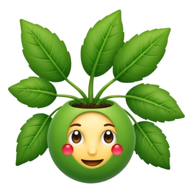 eine pflanze die von einer Lupe kontrolliert wird sticker