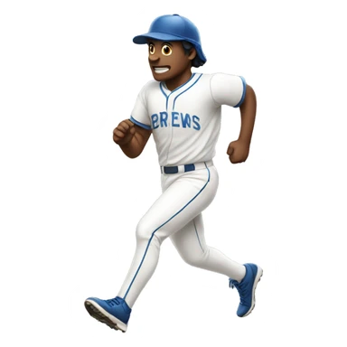 baseball runner sticker