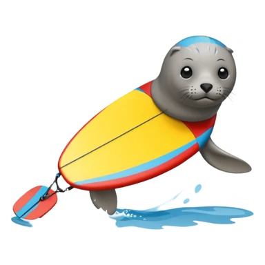 Seal kiteboarding  sticker