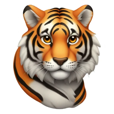 Tiger in love sticker
