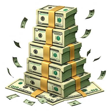 Falling value of the dollar sticker