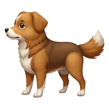 Cachorro maecando território  sticker