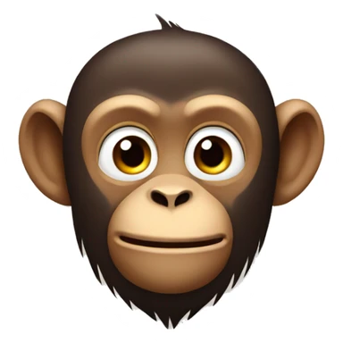 Monkey is cute sticker