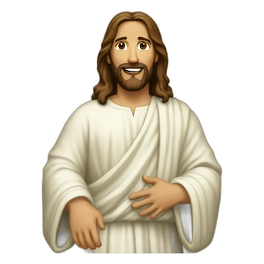 jesus deal with it sticker