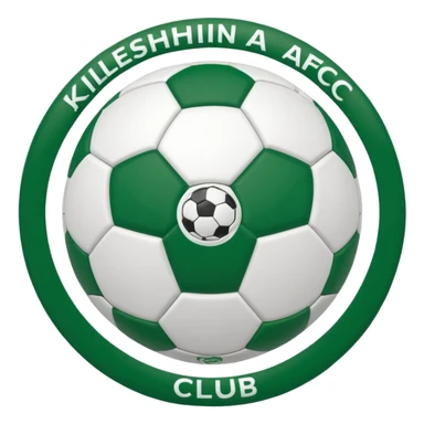 Killeshin AFC club logo available at www.killeshinfc.ie sticker