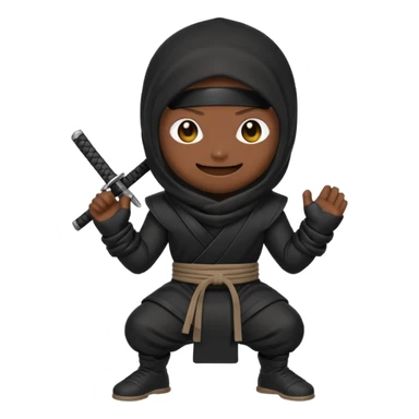 Ninja emoji Rick owens  sticker