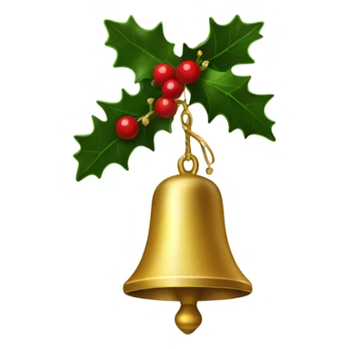 Bells of holly sticker