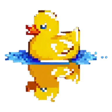 rubber duck toy sticker