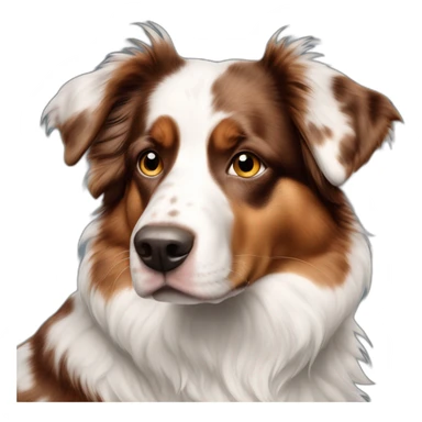 mismark red merle aussie sticker