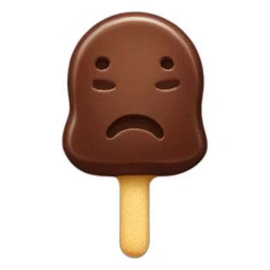 Chocolate candy sticker