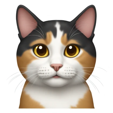 Tricolor cat  sticker