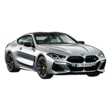 BMW M8 sticker
