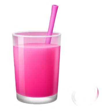 Pink alcoholic drink sticker