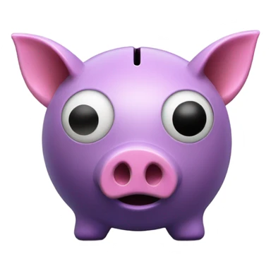 alien piggy bank sticker