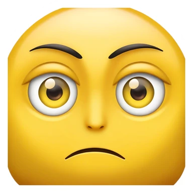 Rolling eyes emoji  sticker