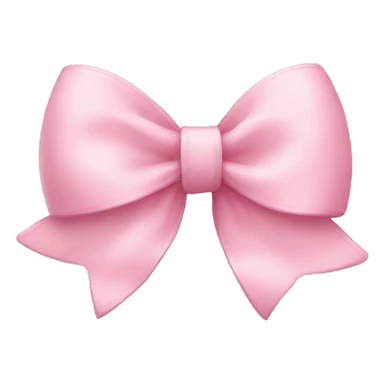 soft Pink bow sticker