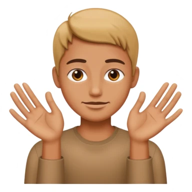 Enjoying hands sticker