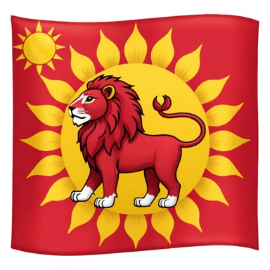 پرچم شیر و خورشید پهلوی رو بساز پرچم شیر و خورشید اون پرچم اصیل ایرانی شاهنشاهی sticker