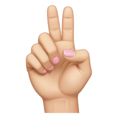 fist closed and pinky finger out sticker