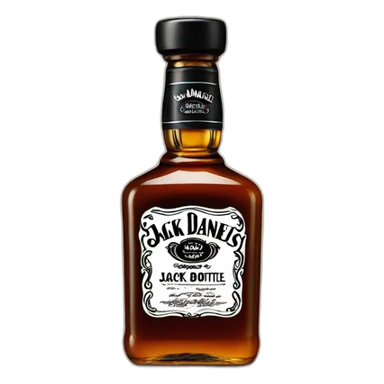 a jack daniels baby bottle sticker